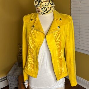 Faux Suede Moto Jacket NWT